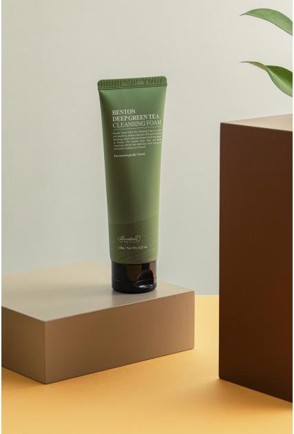 Produktbild Benton deep green tea cleansing foam (Reinigungsschaum, 120 ml)