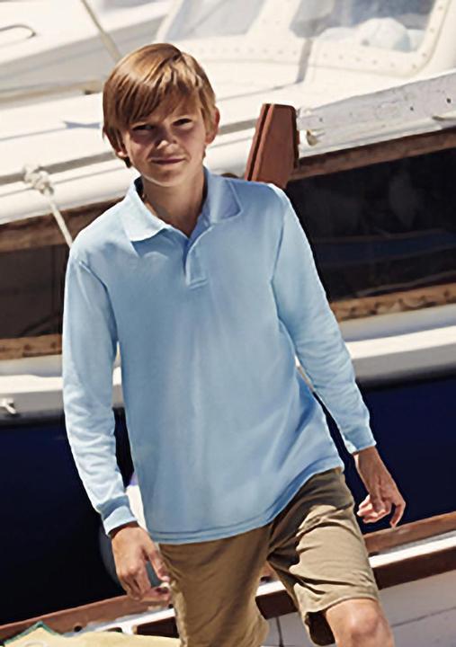 Produktbild Fruit of the Loom Polo Shirt Langarm (2 StückPackung) (128)
