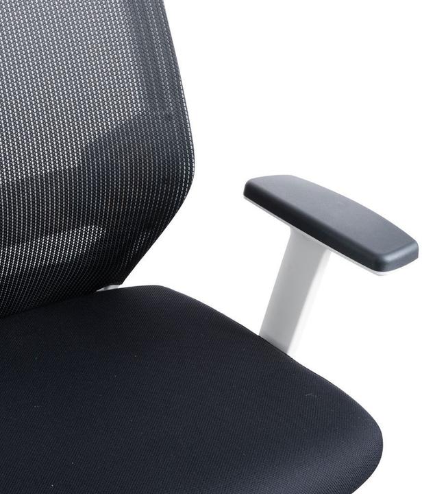 Actual product image Rocada Office chair, 908W-4 black fabric, white frame (45 - 54 cm)