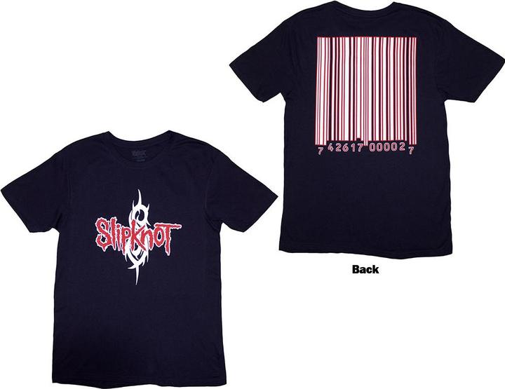 Actual product image Slipknot Barcode Back Print (XL)