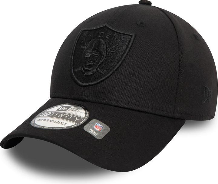 Actual product image New Era 39Thirty Stretch Cap - MONO Las Vegas Raiders - S/M