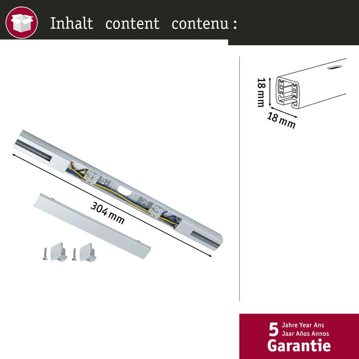 Actual product image Paulmann URail feed