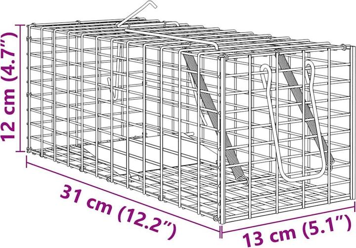 Actual product image vidaXL Tierfalle