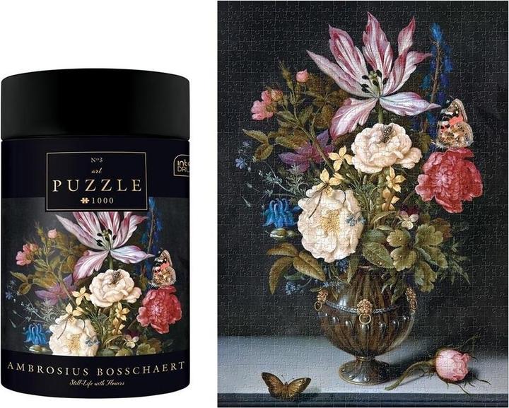 Actual product image Djeco Still life with flowers - Ambrosius Bosschaert (1000 pieces)