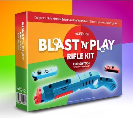 Produktbild Maxx Tech Blast ‘n’ Play Rifle Kit for Switch (Switch)