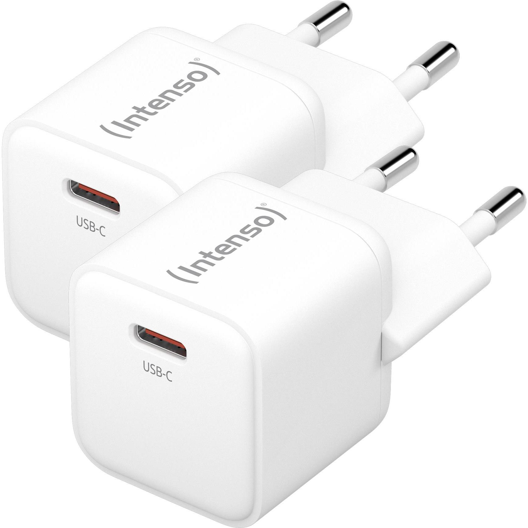 Intenso Power Adapter - W30C (30 W), USB Ladegerät, Weiss