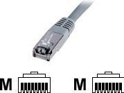 Produktbild Digitus CAT5e SF-UTP Patchk.,5m, Grau (SF/UTP, CAT5e, 5 m)