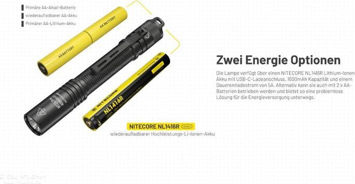 Image du produit Nitecore MT2A Pro (14.28 cm, 1000 lm)