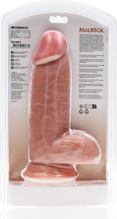 Image du produit RealRock Extra Thick Straight with Balls 8 / 20,3 cm - Flesh