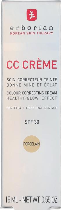 Image du produit Erborian CC Crème (Beige, Porcelain, 15 ml)
