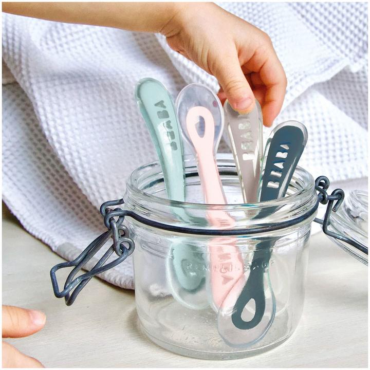 Actual product image Beaba Rainbow spoon set