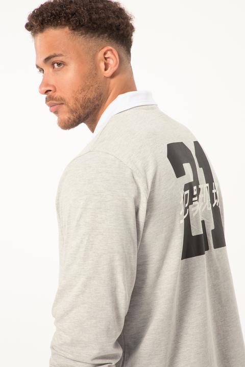 Produktbild Sthuge Poloshirt, Langarm, Jersey, Rückenprint (3XL)
