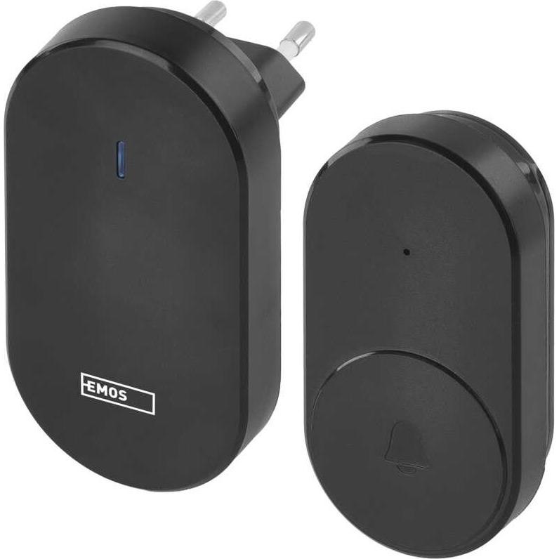 Emos, Campanello + Citofono, Drahtlose Türklingel P5739B (Funk, Senza fili)