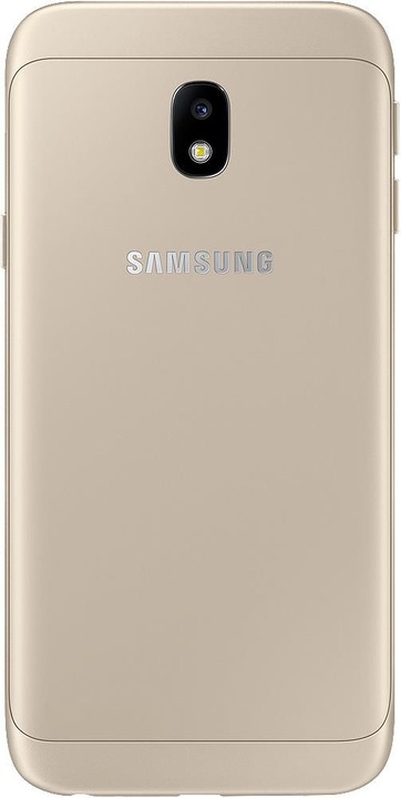 Produktbild Samsung Galaxy J3 (2017) Duos (16 GB, Gold, 5", Dual SIM + SD, 13 Mpx, 4G)