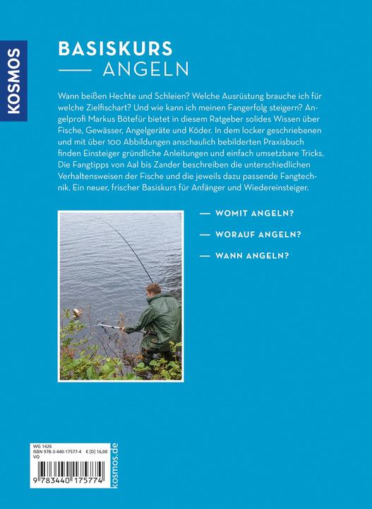 Image du produit Kosmos Angeln lernen Schritt für Schritt (Allemand, Markus Bötefür, 2022)