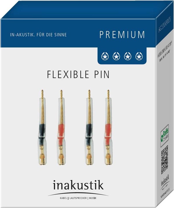 Image du produit Inakustik Épingle flexible de qualité supérieure - Lot de 4
