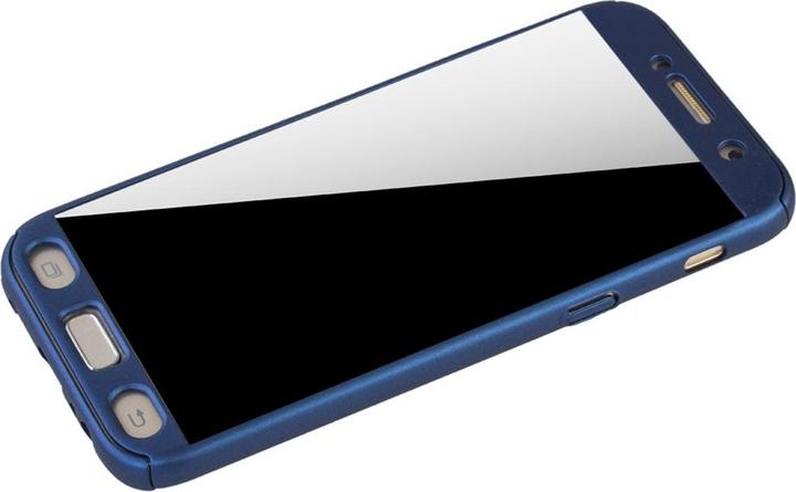Produktbild König Design Schutz Handy Hülle für Samsung Galaxy A3 (2017) Case Cover Displayschutz Blau (Samsung Galaxy A3 (2017))