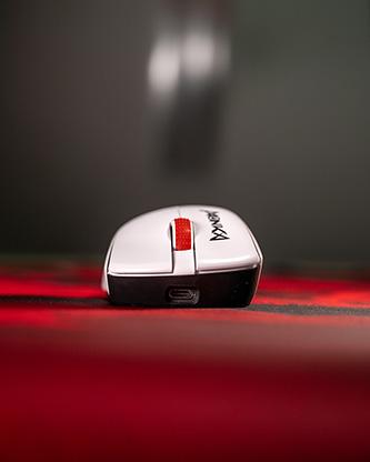 Actual product image Marvo MONKA RAPID Mouse white, 12000DPI, Tri-Mode (Cable, Wireless)