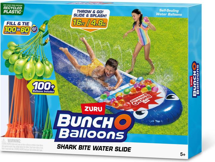 Produktbild Zuru BOB Wasserrutsche Hai mit 100+ Wasserballons (4.80 m)