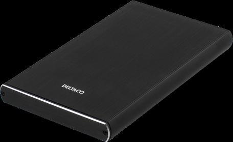 Actual product image Deltaco HDD box SATA 2.5 "USB 3.1, USB-C, black (2.5")