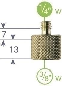 Immagine prodotto Manfrotto MA 015 Adattatore da 3/8" a 1/4 (Adattatore per stativo)