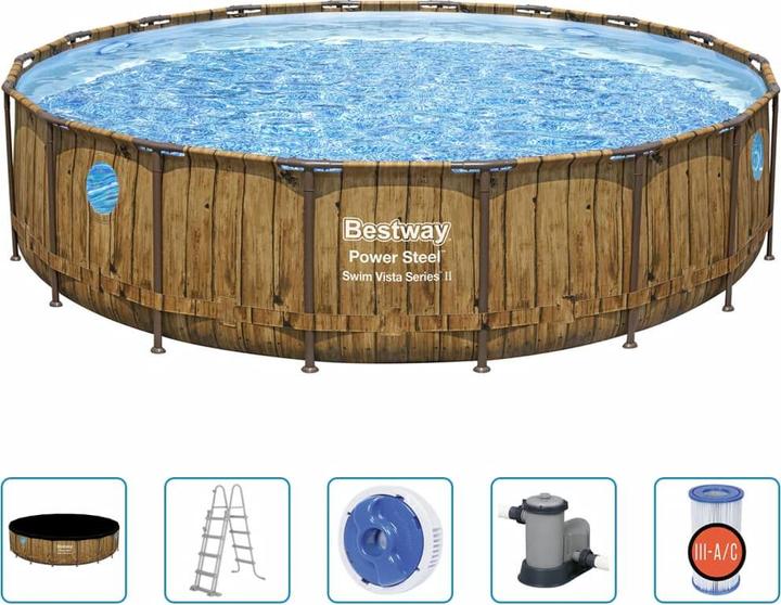 Actual product image Bestway Power Steel Swim Vista Set (Ø 549 x 122 cm)