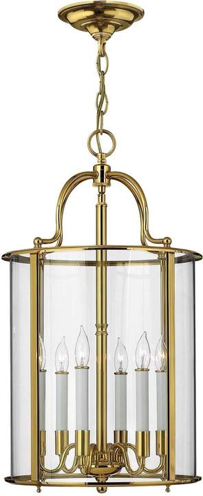 Produktbild Elstead Lighting Gentry Hängeleuchte E14 6-fach Poliertes Messing (E14)