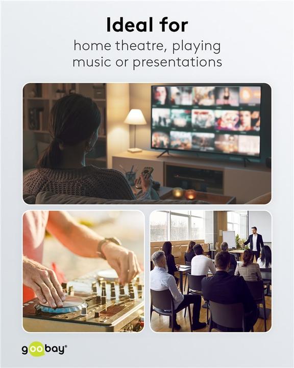 Image du produit Goobay Convertisseur numérique-analogique (Numérique -> Analogique)