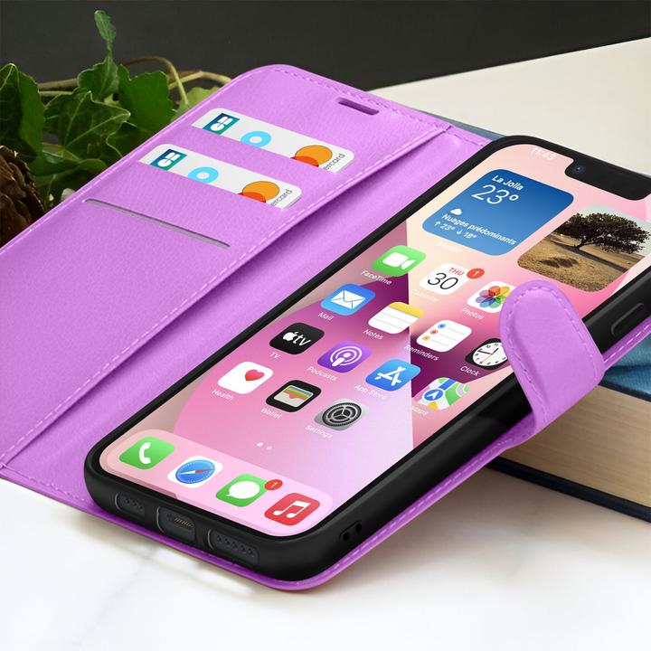 Actual product image Zanaé Klappetui iPhone 13 mit Ständer (Apple iPhone 13)