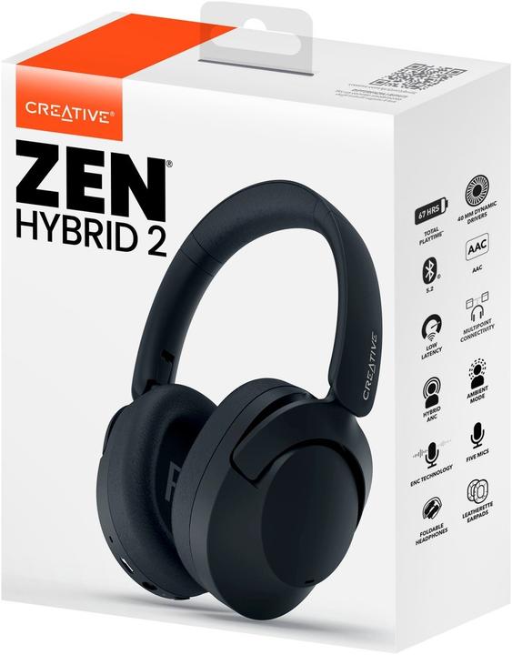 Actual product image Creative Zen Hybrid 2 (ANC, 49 h, Cable, Wireless)