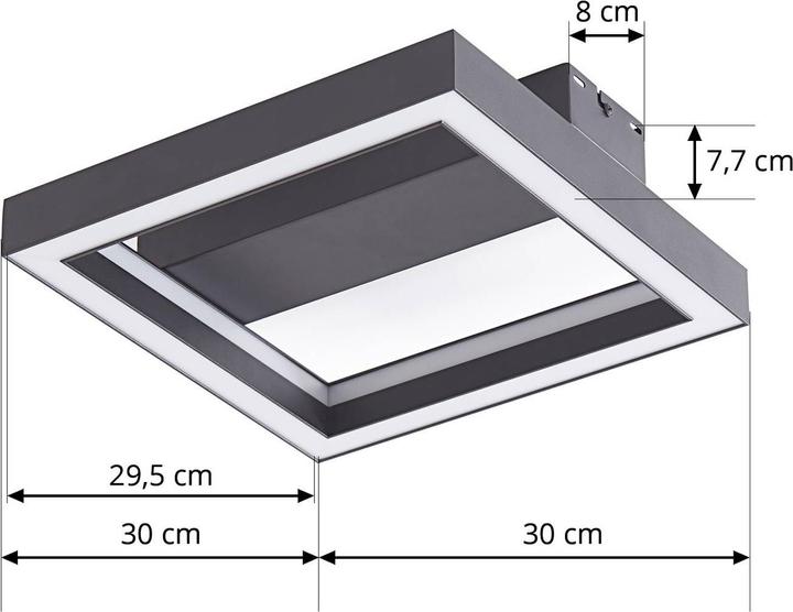 Actual product image Lucande Tjado (960 lm)