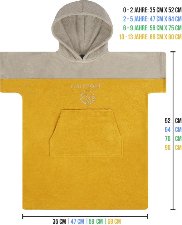 Image du produit Normani Kinder Badeponcho 6-9 Jahre Puwai