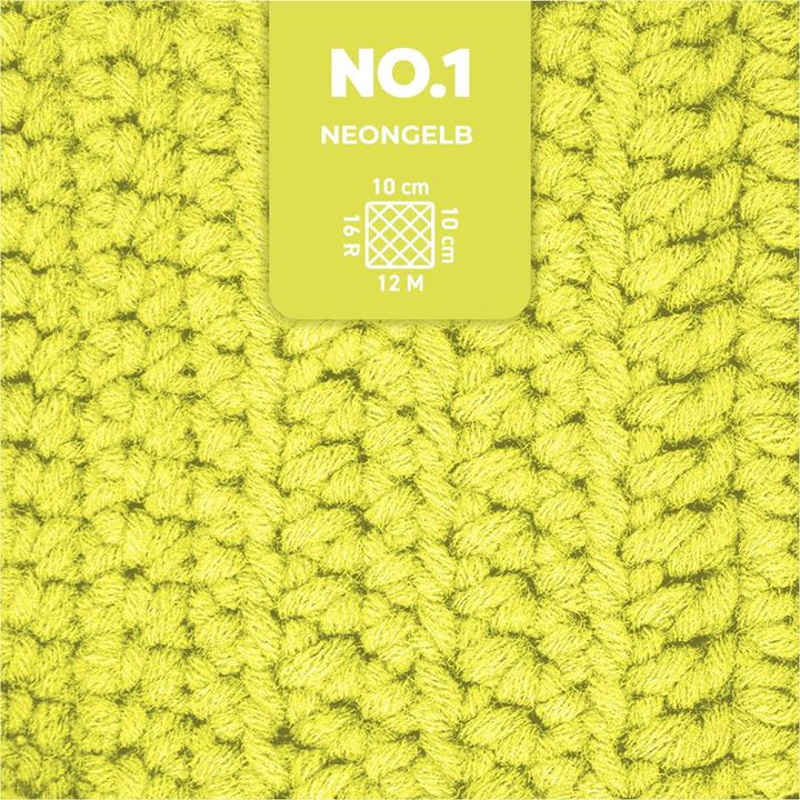 Produktbild Myboshi Wolle Nr. 1 col. 185 neongelb (55 m)