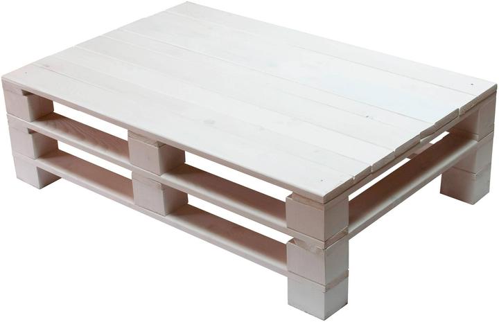 Image du produit Cocon Table à palettes Blanc, 120 x 50 x 80