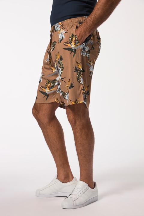 Immagine prodotto JP1880 Bermuda di viscosa con stampa floreale e cintura elastica, fino alla tg. 8XL (6XL)