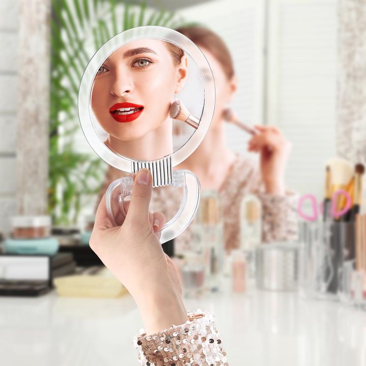 Productafbeelding Relaxdays 2-delige vouwspiegelset (15,5 x 1,5 x 22,5 cm)