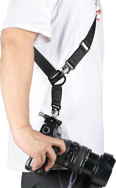 Actual product image Leofoto Camera strap SP-01 with QD connection