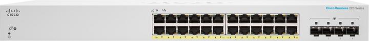 Actual product image Cisco Business 220 Series CBS220-24FP-4G (24 ports)