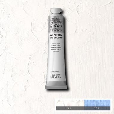 Image du produit Winsor & Newton Winton oil 200ml titanium white 644 (Blanc de titane, 200 ml)