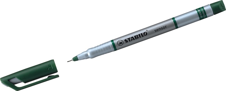 Immagine prodotto STABILO SENSOR F Finliner con affilatore a molla (Verde, 1 x)