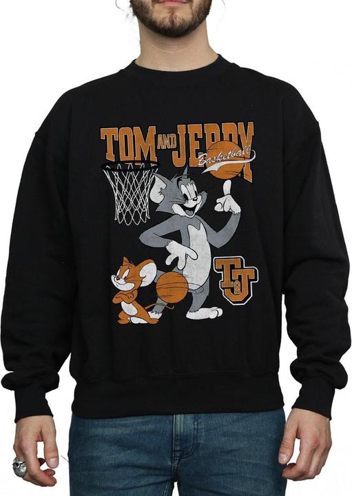 Immagine prodotto Tom & Jerry Felpa in cotone Spinning Basketball (L)