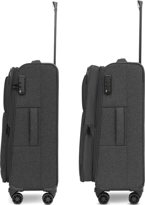 Produktbild Redolz Essentials 12 THREE SET 4-Rollen Kofferset 3-tlg. mit Dehnfalte