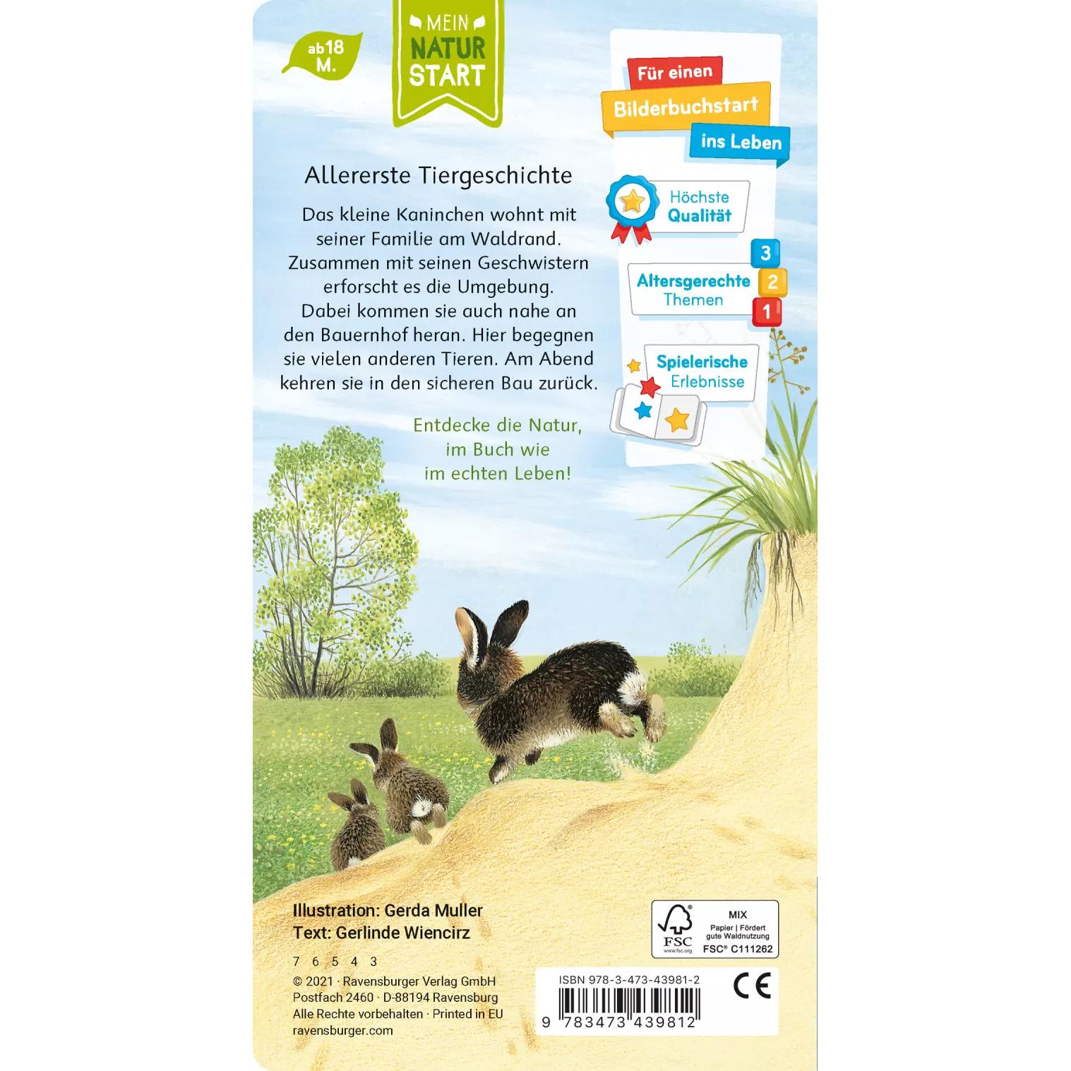 Thumbnail - Ich bin das kleine Kaninchen, Kinderbücher von Gerlinde Wiencirz, Gerda Muller