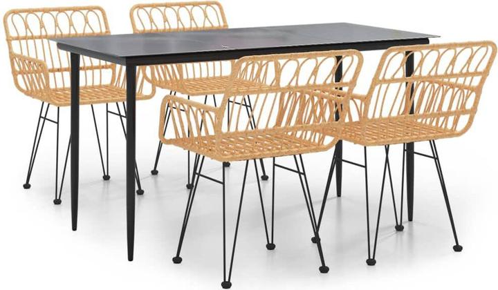 Produktbild vidaXL Garten Essgruppe (140 x 70 x 74 cm)