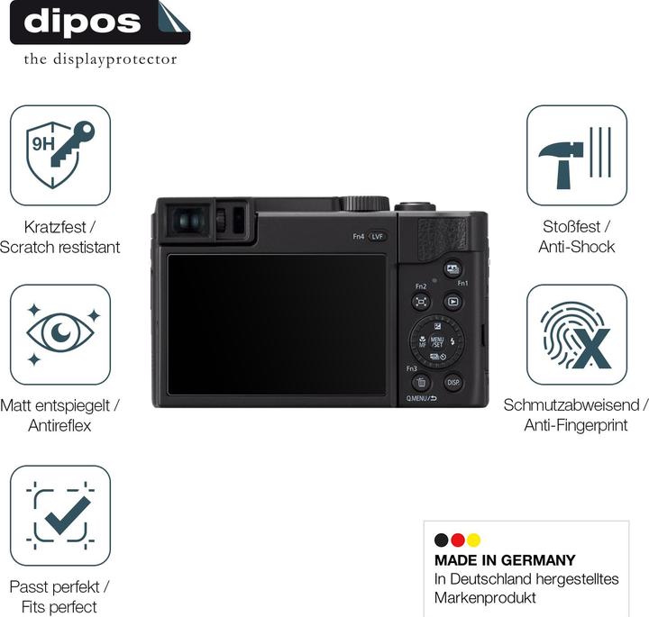 Produktbild Dipos Anti-Shock Displayschutz Matt 9H