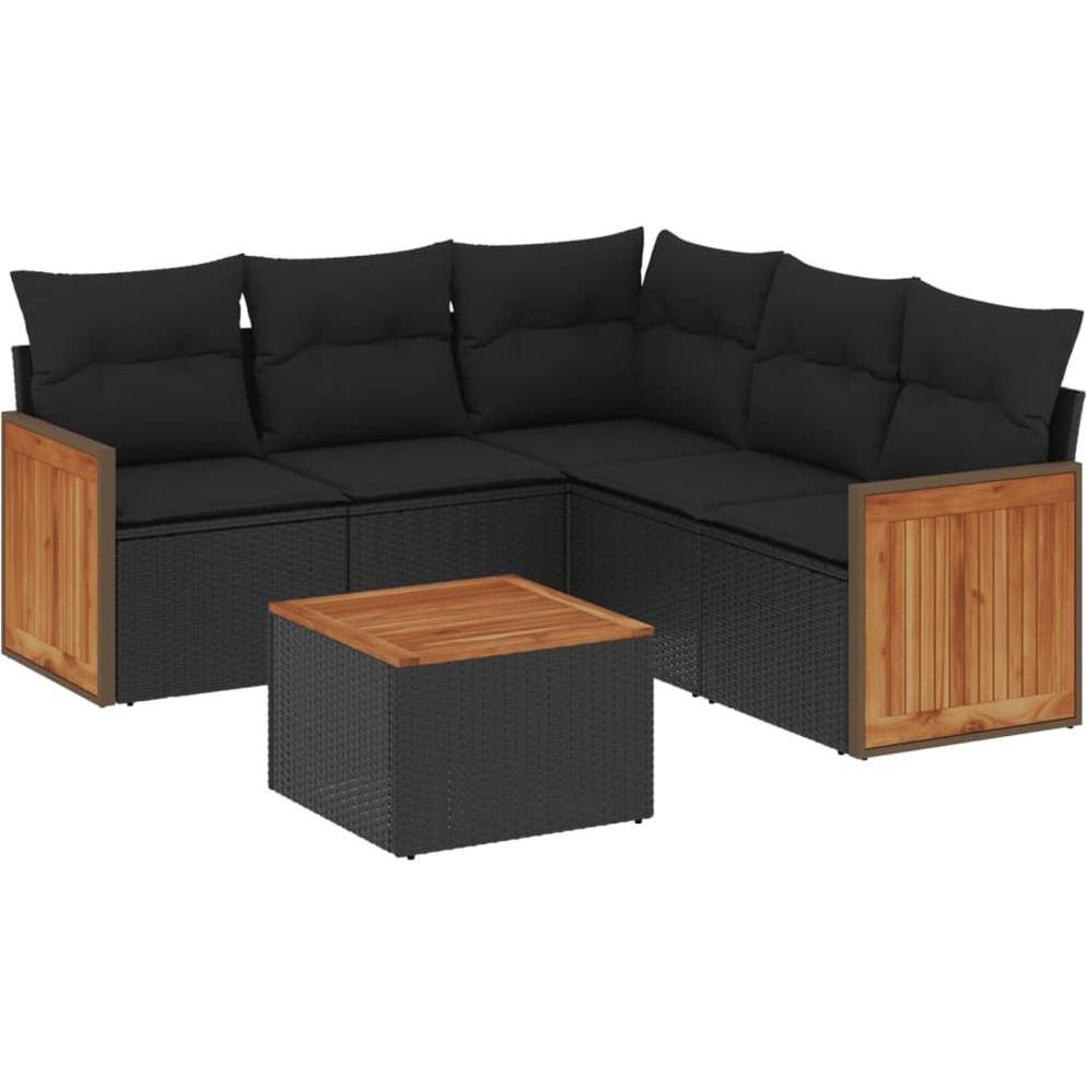 VidaXL, Gartenlounge, 10-tlg. Garten-Lounge-Set mit Kissen