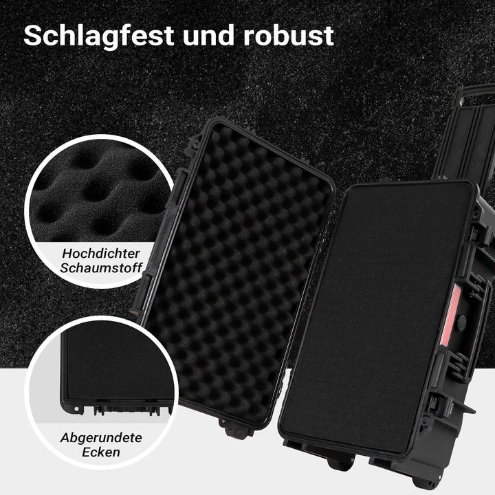 Produktbild Wiltec Universalkoffer 54,5x32,4x21,5cm wasserdicht Transportkoffer Schutzkoffer