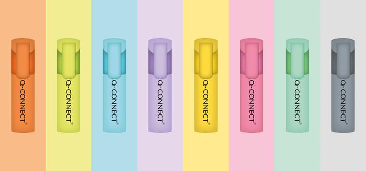 Produktbild Q-Connect Textmarker Pastel Desktop Set (8x)