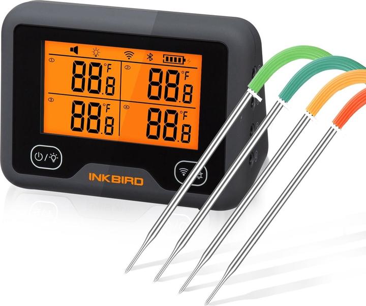 Produktbild Inkbird IBBQ-4BW WiFi Bluetooth BBQ Thermometer Four Probes