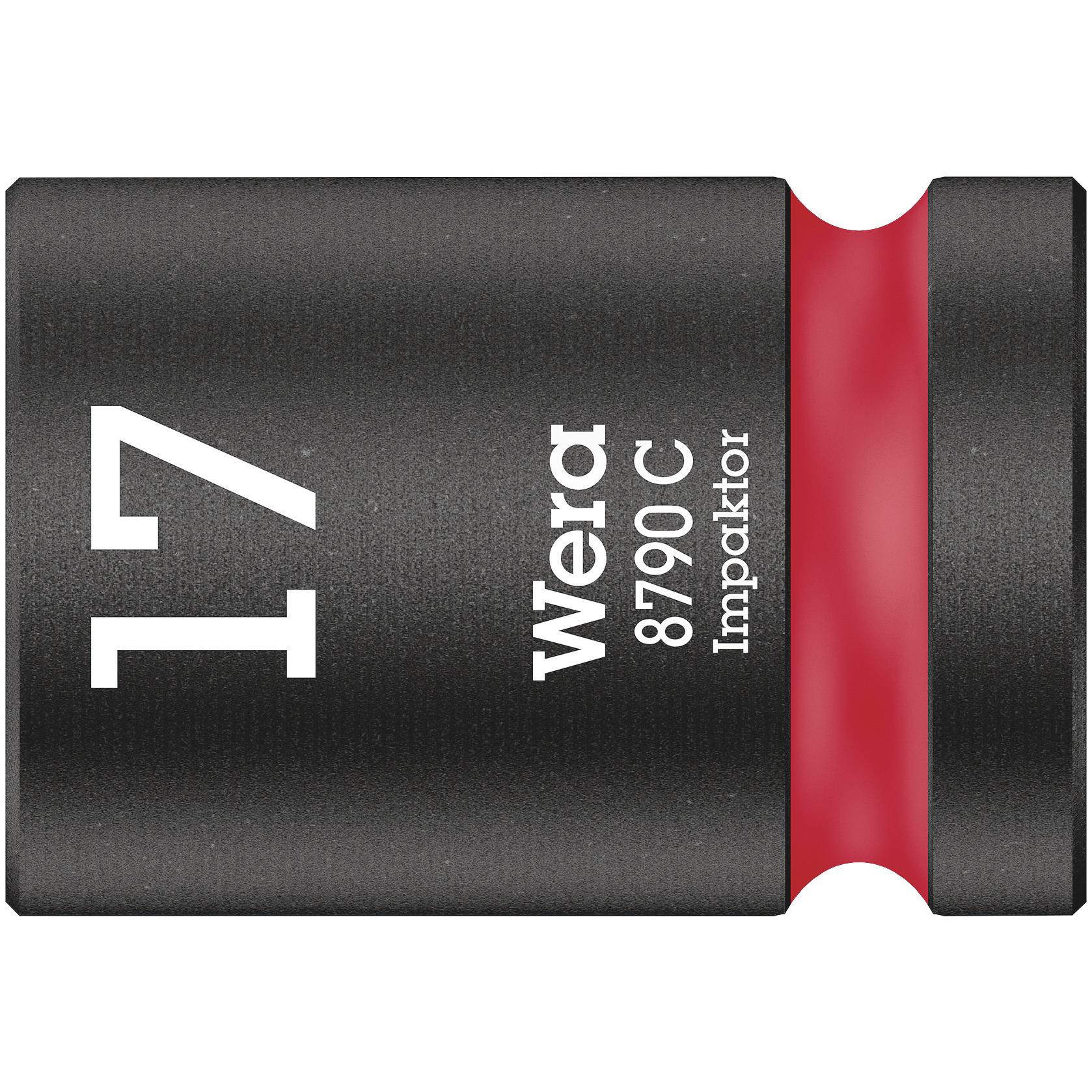 Wera, Steckschlüssel + Stecknuss, 8790 C Impaktor 17,0 (17 mm)